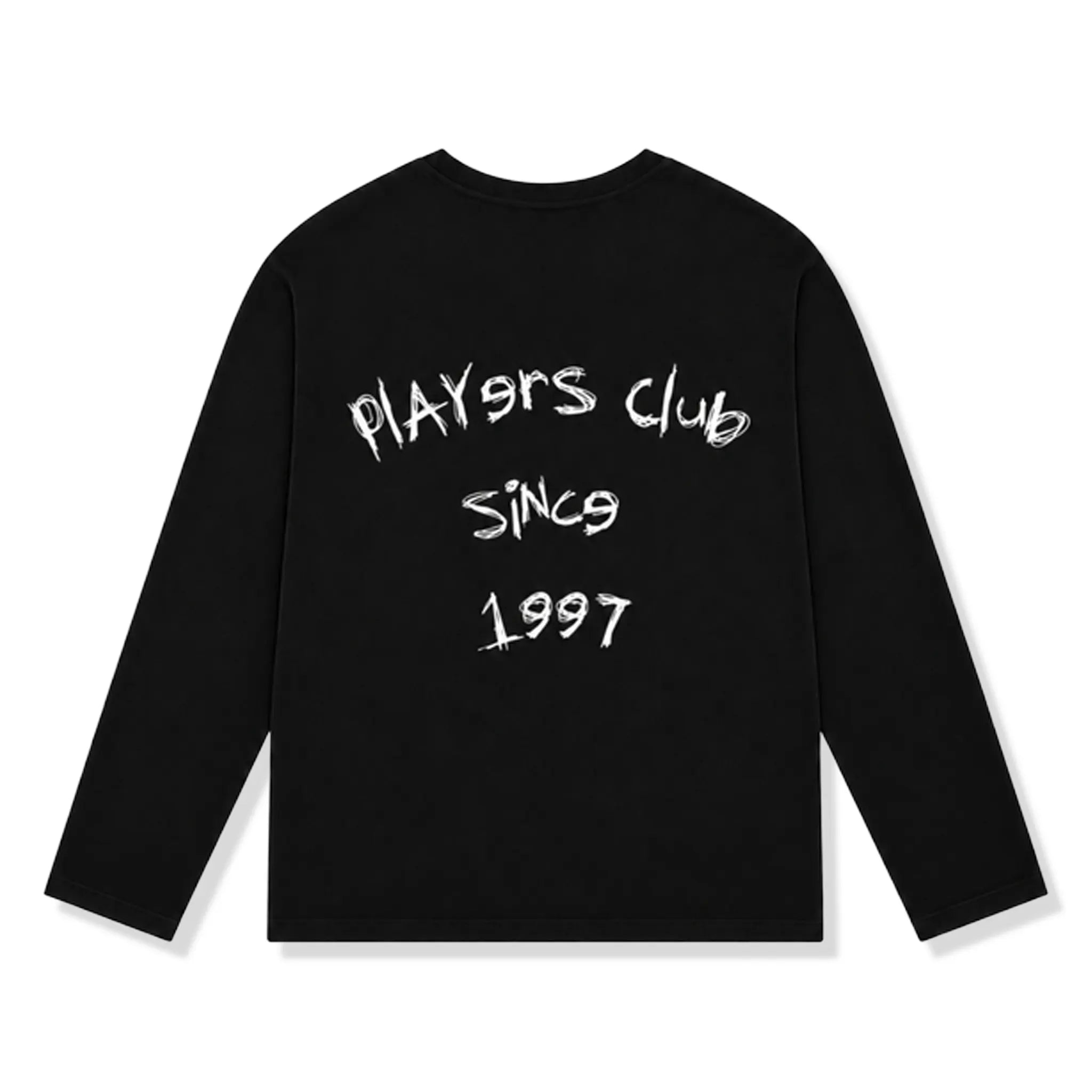 Back view of Players Only Players Club L/S Black T-Shirt